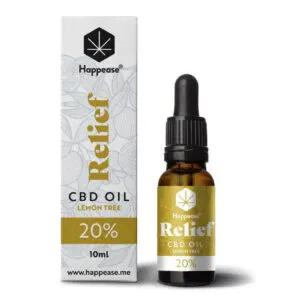 Óleo de CBD RELIEF Happease 20% Lemon Tree (10ml)