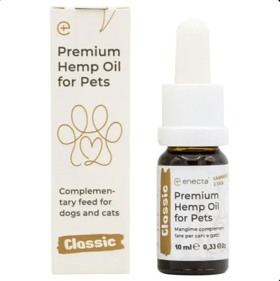 Óleo de Cânhamo para Pets com Ómega 3 e Vitamina E (10ml)