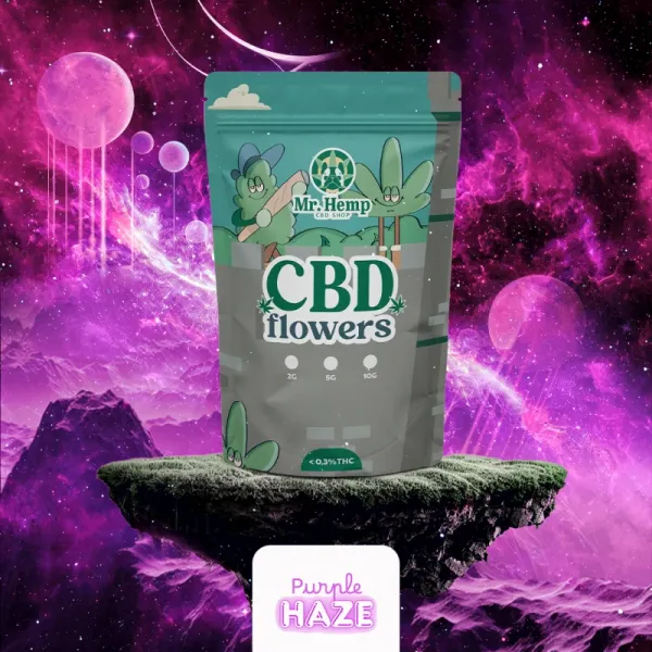 Flor de CBD - Purple Haze