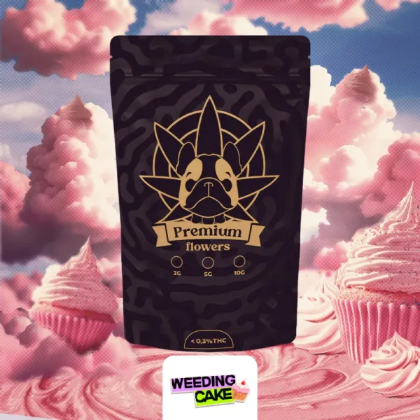 Flor de CBD - Wedding Cake