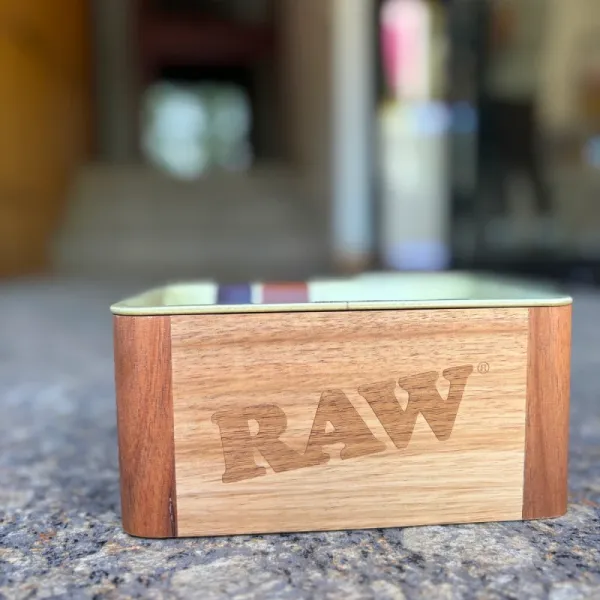 Caixa/Tabuleiro de Madeira Raw