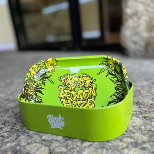 Caixa/Tabuleiro de Metal - Lemon Haze