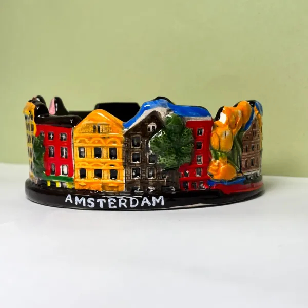 Cinzeiro de Cerâmica Amsterdam