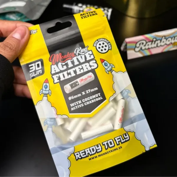 Filtro de Carvão Ativado 6mm - Monkey King – 30un