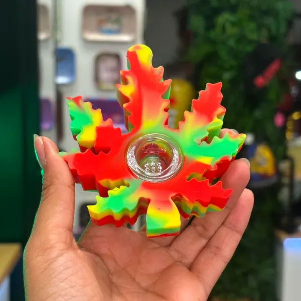 Pipe de Silicone - Cannabis