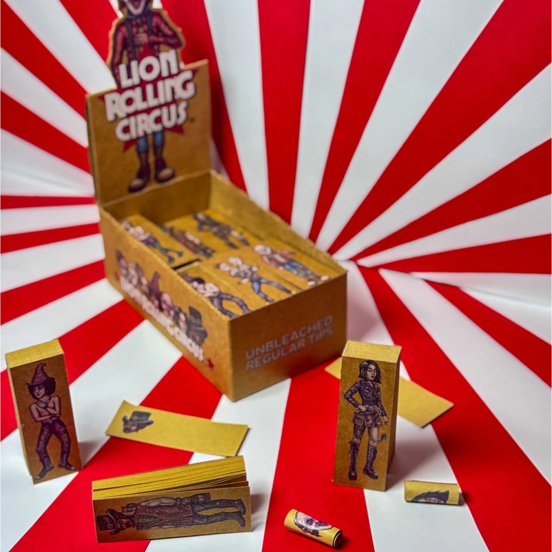 Filtros Castanhos - Lion Rolling Circus
