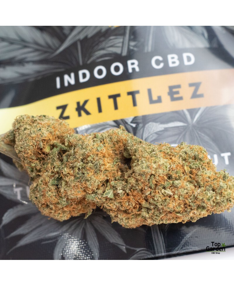 Flor de Cbd Zkittlez de Pata Verde Flor de Canhamo