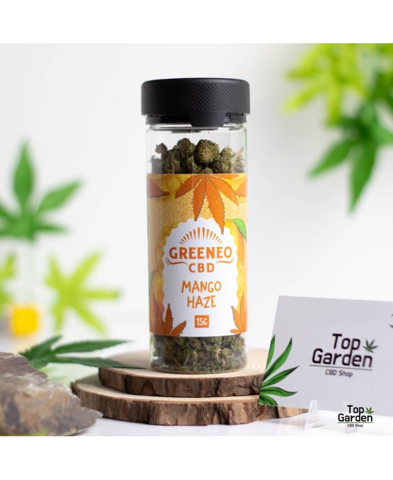 Flor Cbd Small Buds Mango Haze 15gr Greeneo Flor de Canhamo