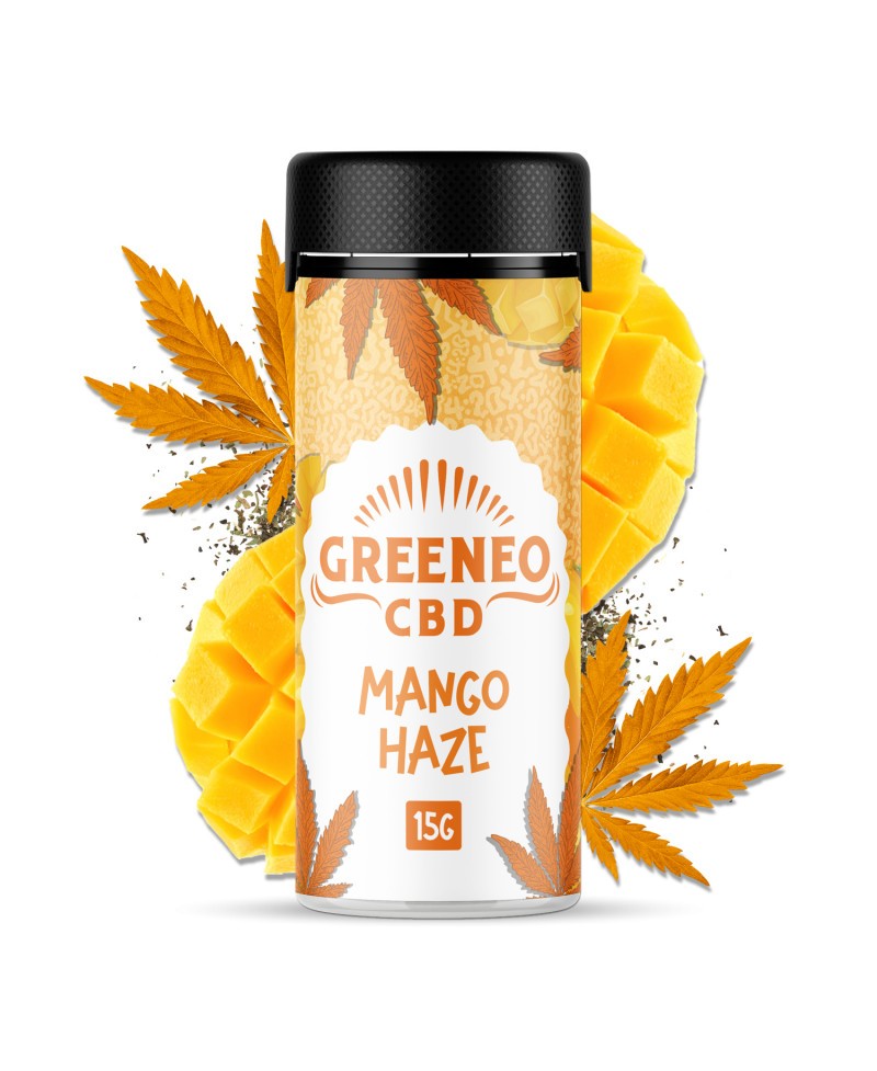 Flor Cbd Small Buds Mango Haze 15gr Greeneo Flor de Canhamo
