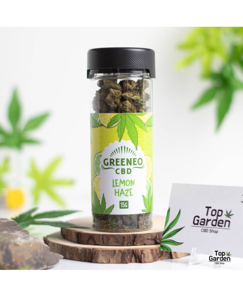Flor Cbd Small Buds Lemon Haze 15gr Greeneo Flor de Canhamo
