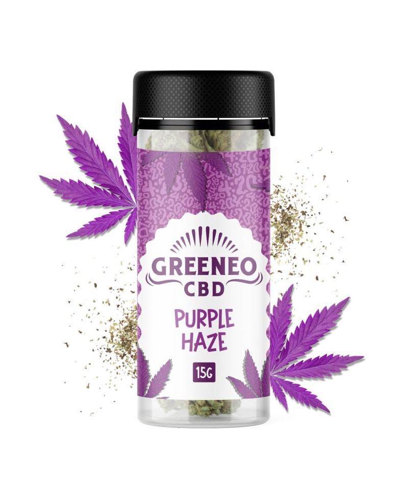 Flor Cbd Small Buds Purple Haze 15gr Greeneo Flor de Canhamo
