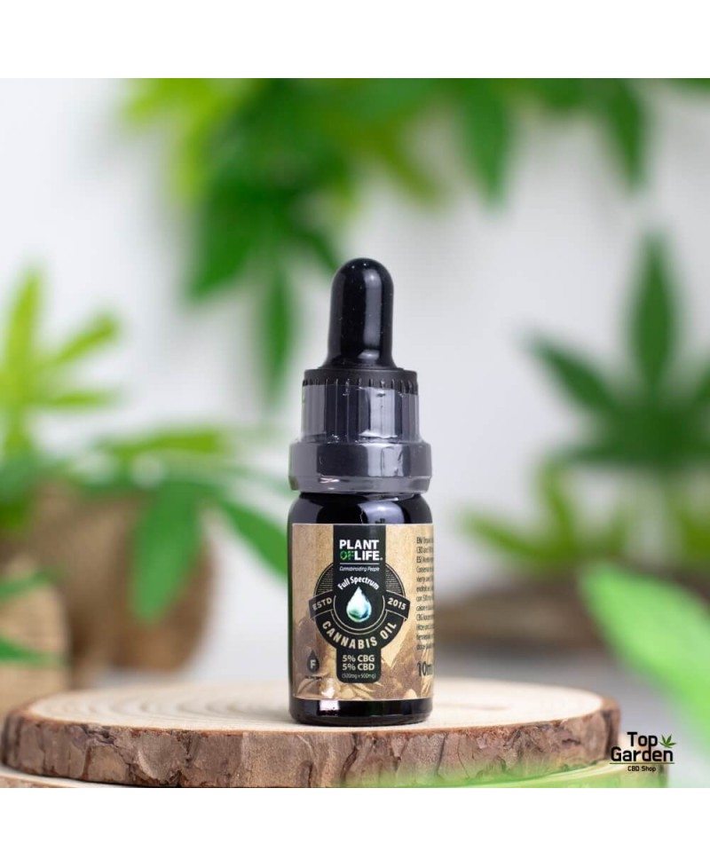 Oleo Raw 5 Cbd 5 Cbg 10ml Full Spectrum Plant Of Life Cbd
