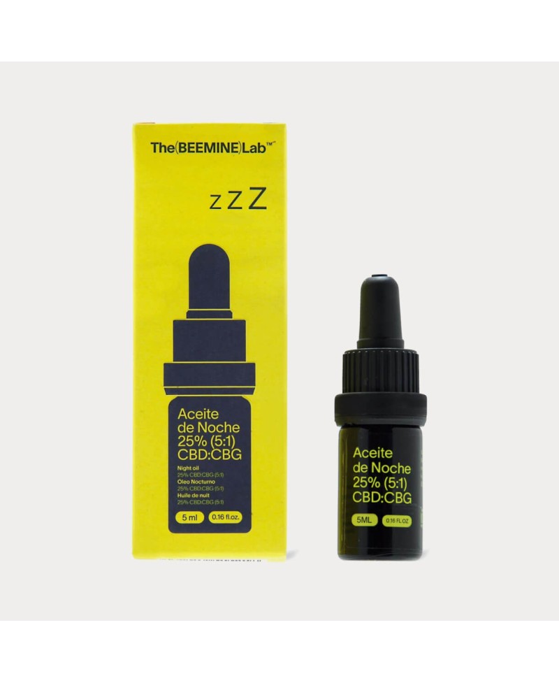 Oleo Noite Cbd e Cbg 251 com Melatonina 5ml Beemine Cbd