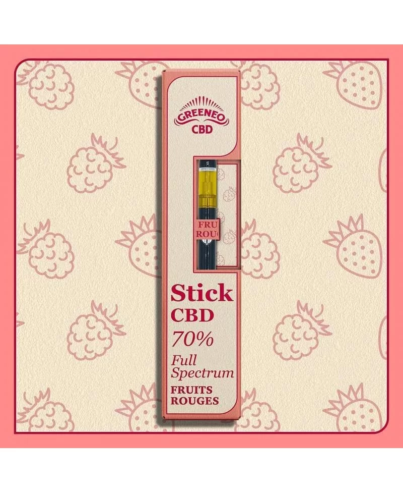 Stick 70 Cbd Frutos Vermelhos Full Spectrum Greeneo Cbd